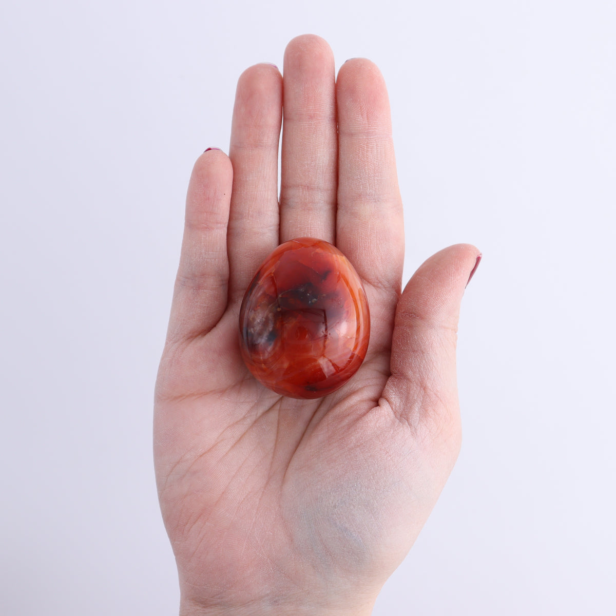 Carnelian Eggs Set of 12 | Mi Esperanza Minerals | Supplier of Crystals and Onyx