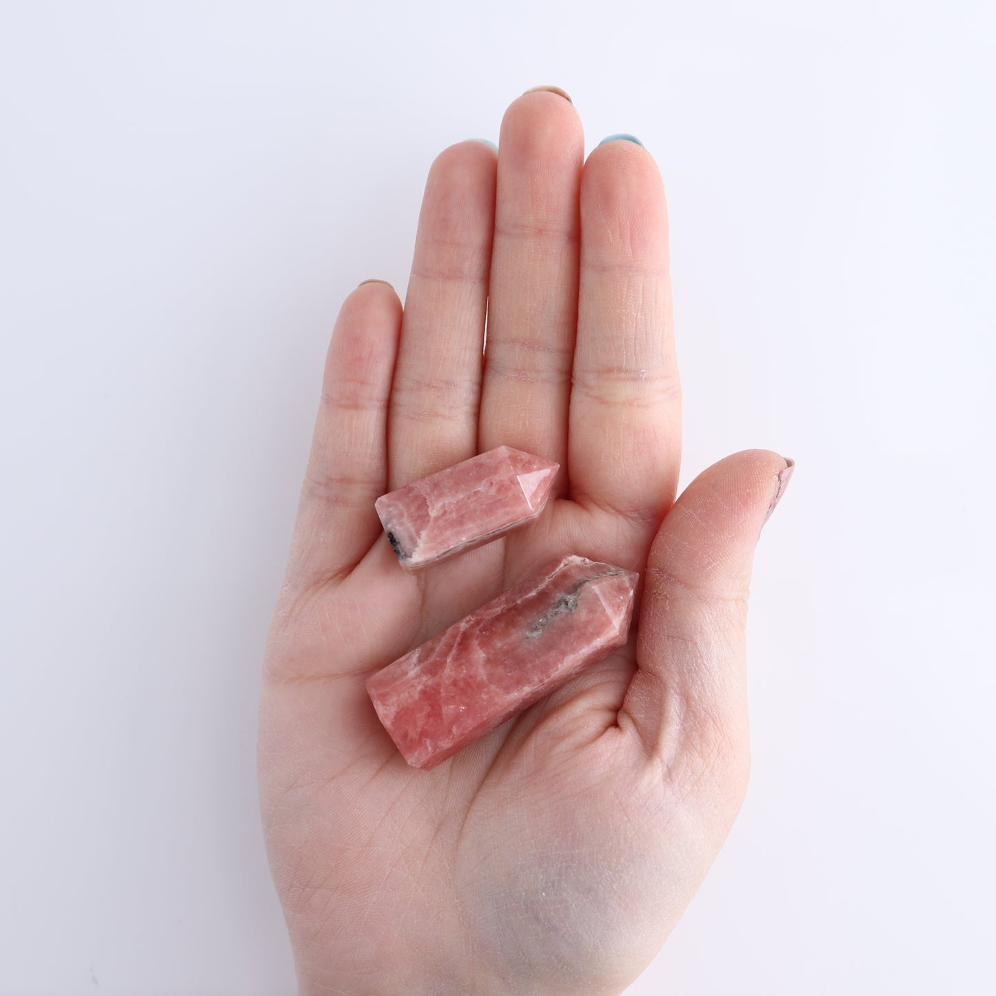 Rhodochrosite Towers Set of 9