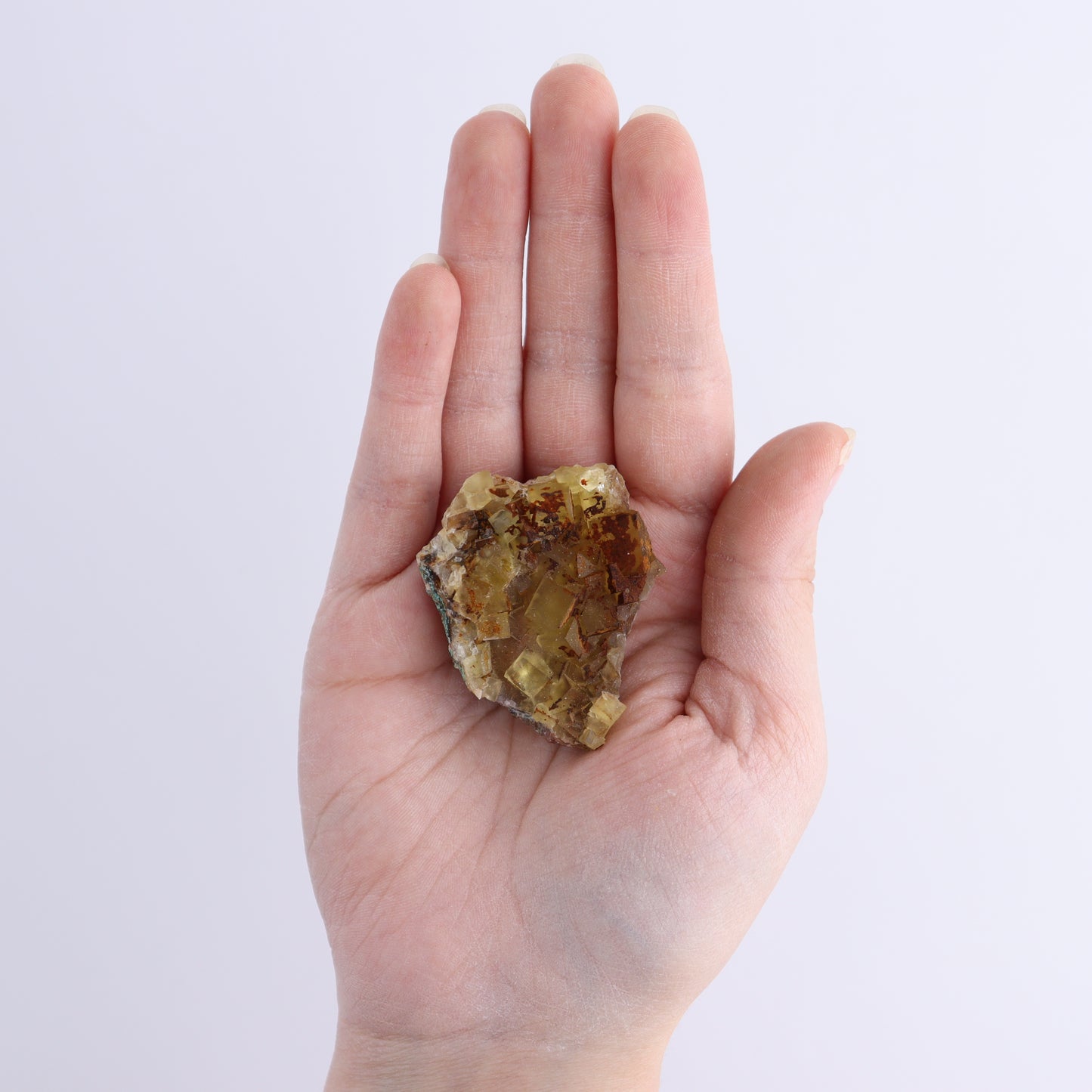 Yellow Fluorite Flat from Morocco | Mi Esperanza Minerals | Supplier of Crystals and Onyx