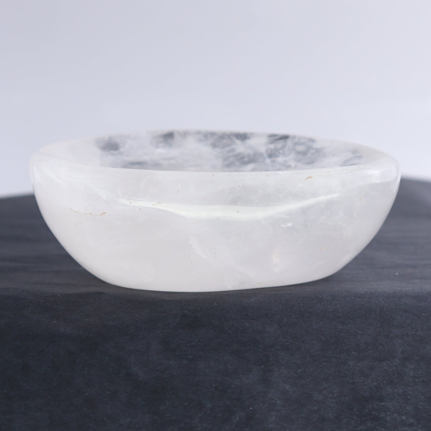 Clear Quartz Bowls Set of 4
