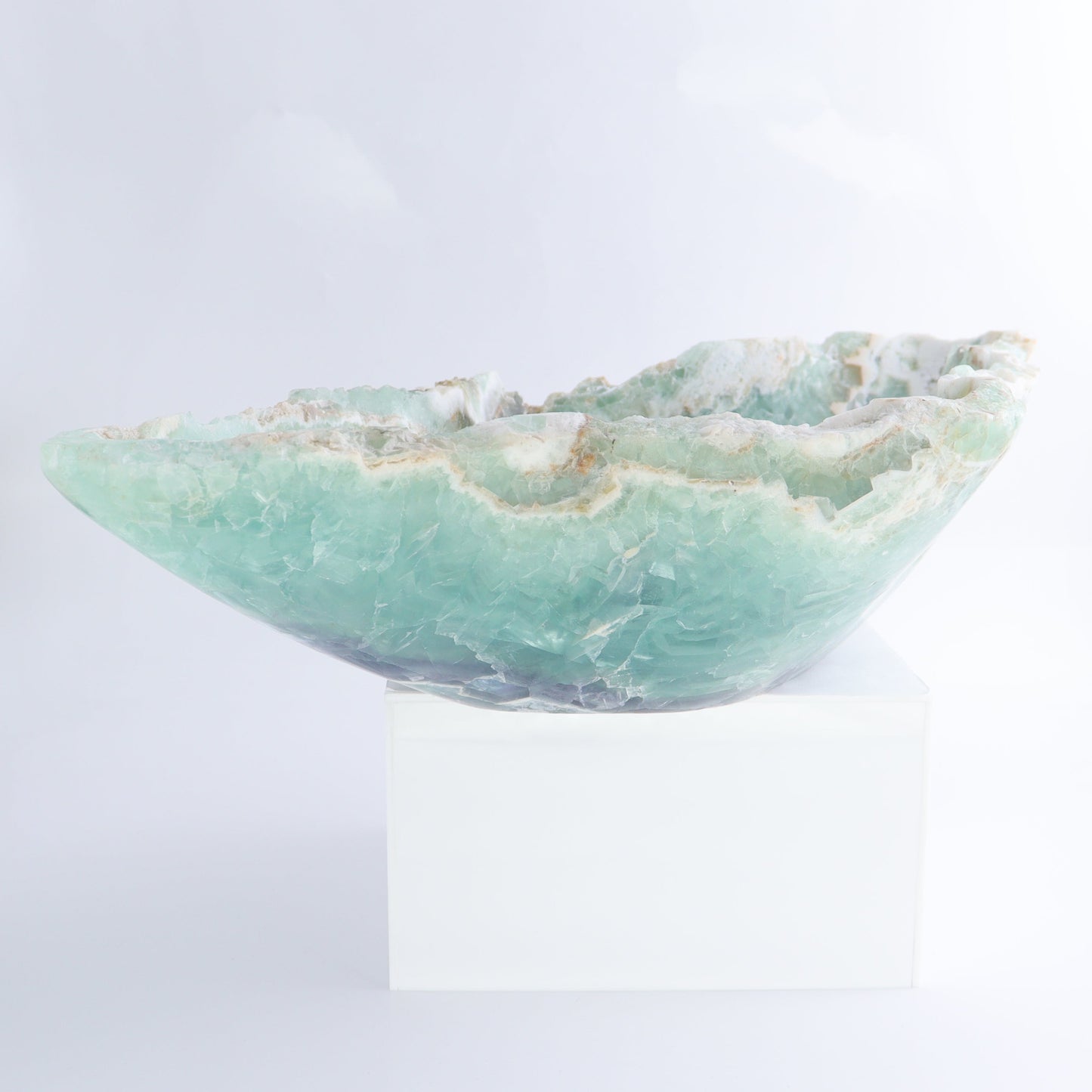Fluorite Bowl 17" | Mi Esperanza Minerals | Supplier of Crystals and Onyx
