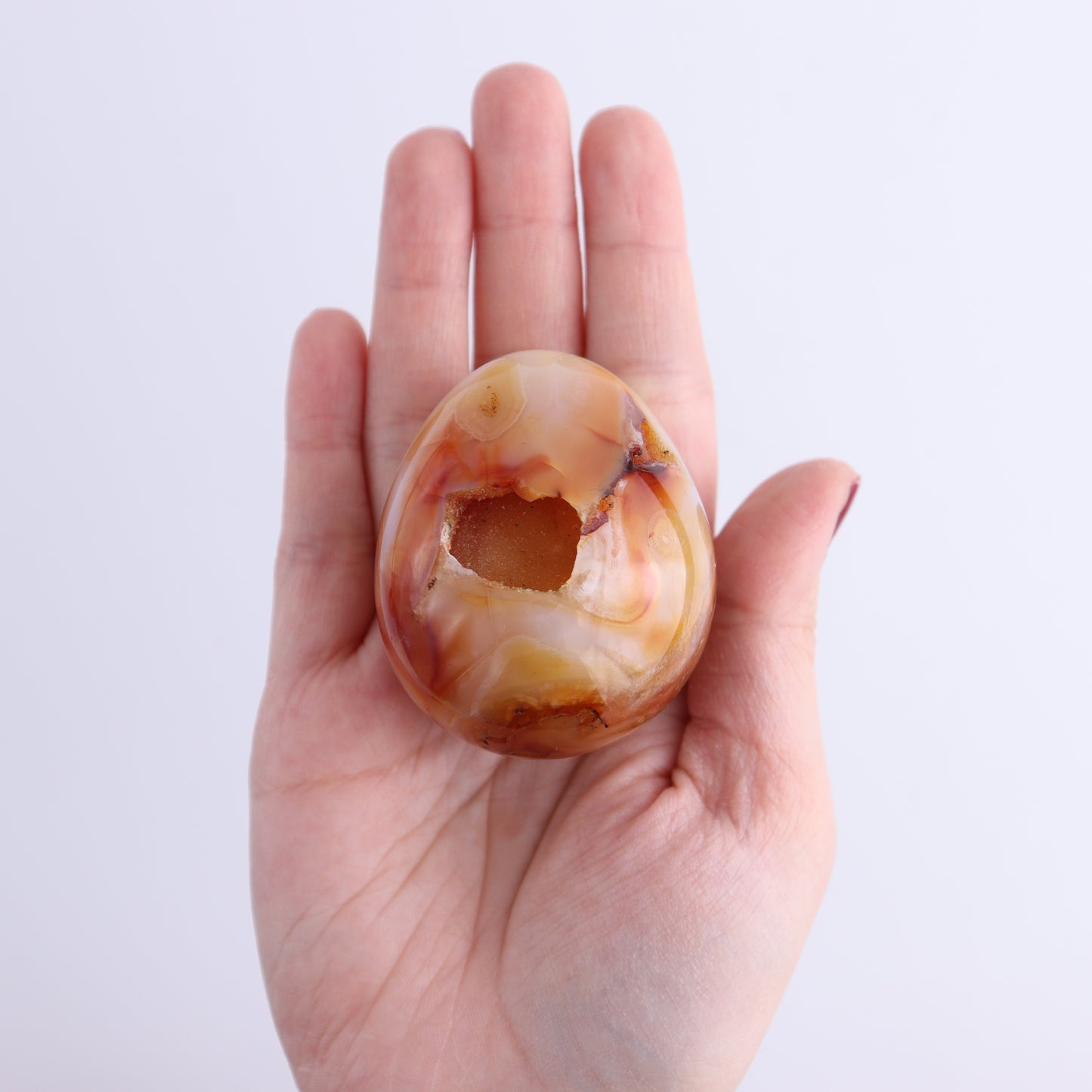 Carnelian Eggs Set of 12 | Mi Esperanza Minerals | Supplier of Crystals and Onyx