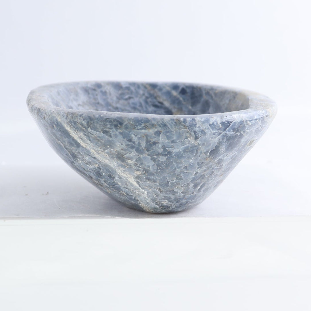 Blue Calcite Bowls Set of 2