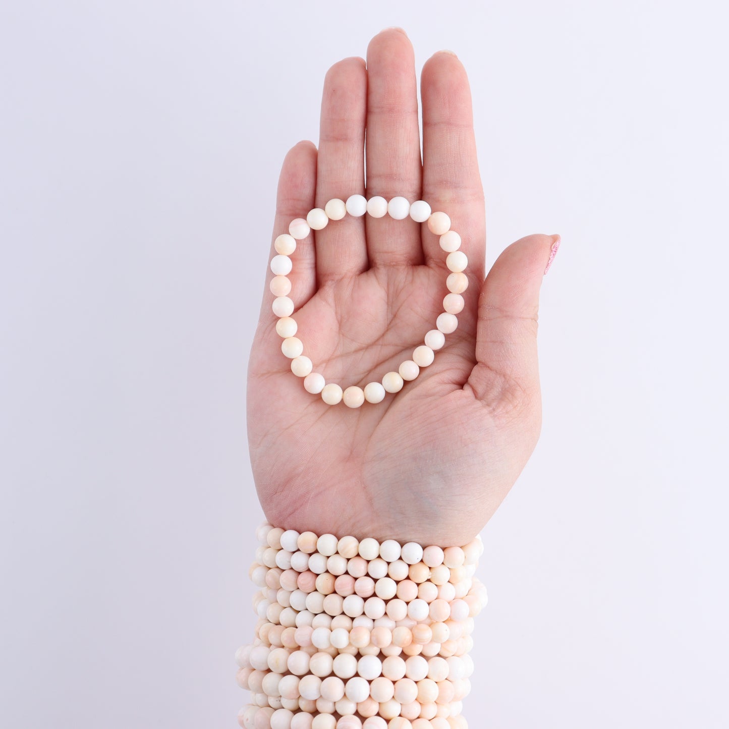 One Pink Conch Shell Bracelet | Mi Esperanza Minerals | Supplier of Crystals and Onyx