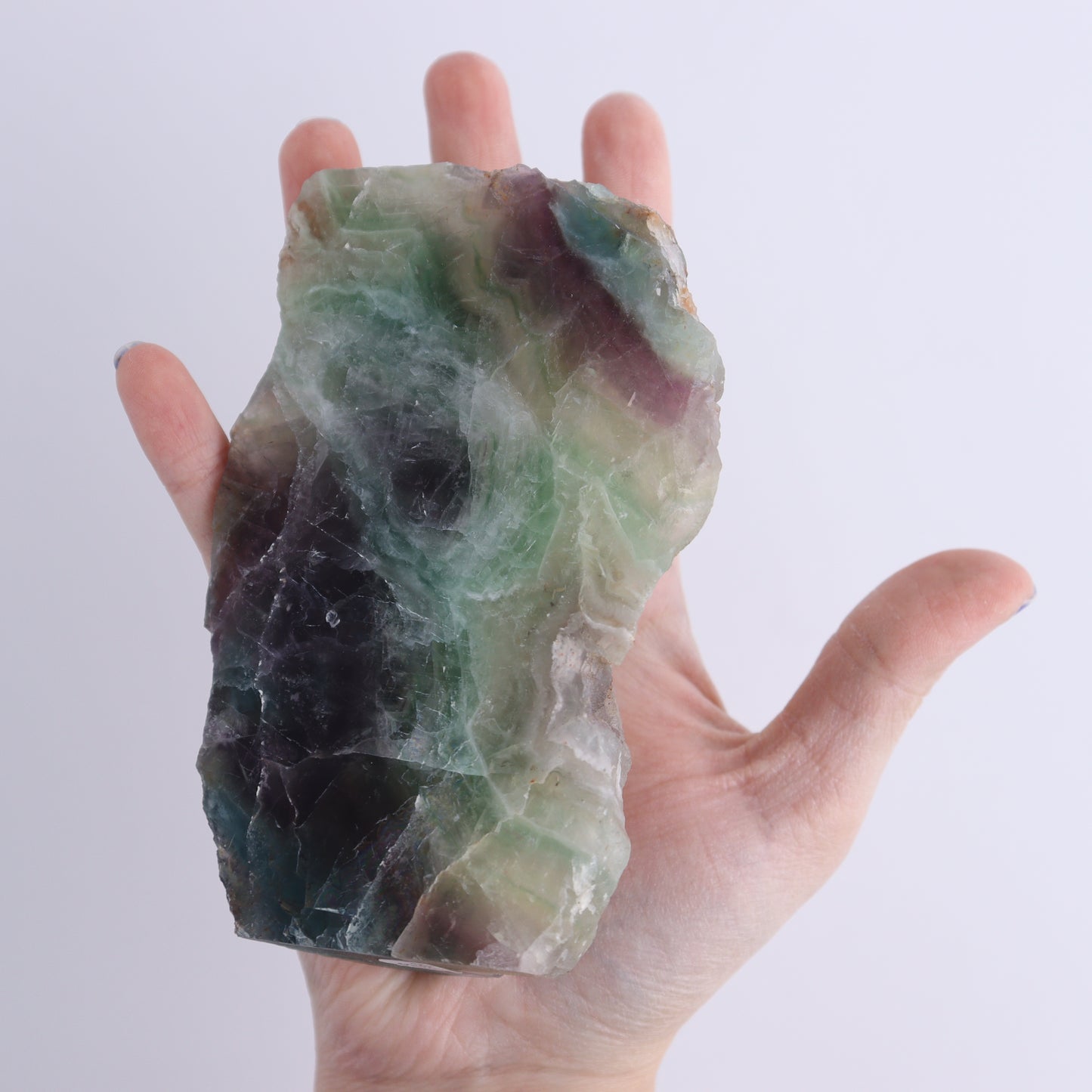 Fluorite Face Polished Set of 5 | Mi Esperanza Minerals | Supplier of Crystals and Onyx