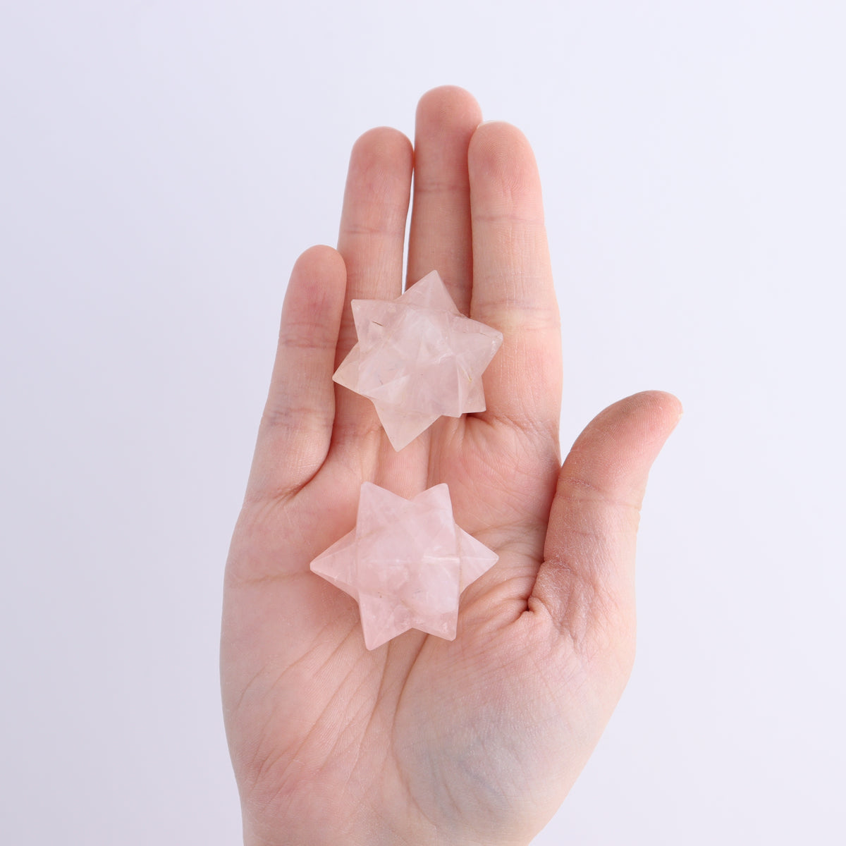 Rose Quartz Stars Set of 17 | Mi Esperanza Minerals | Supplier of Crystals and Onyx