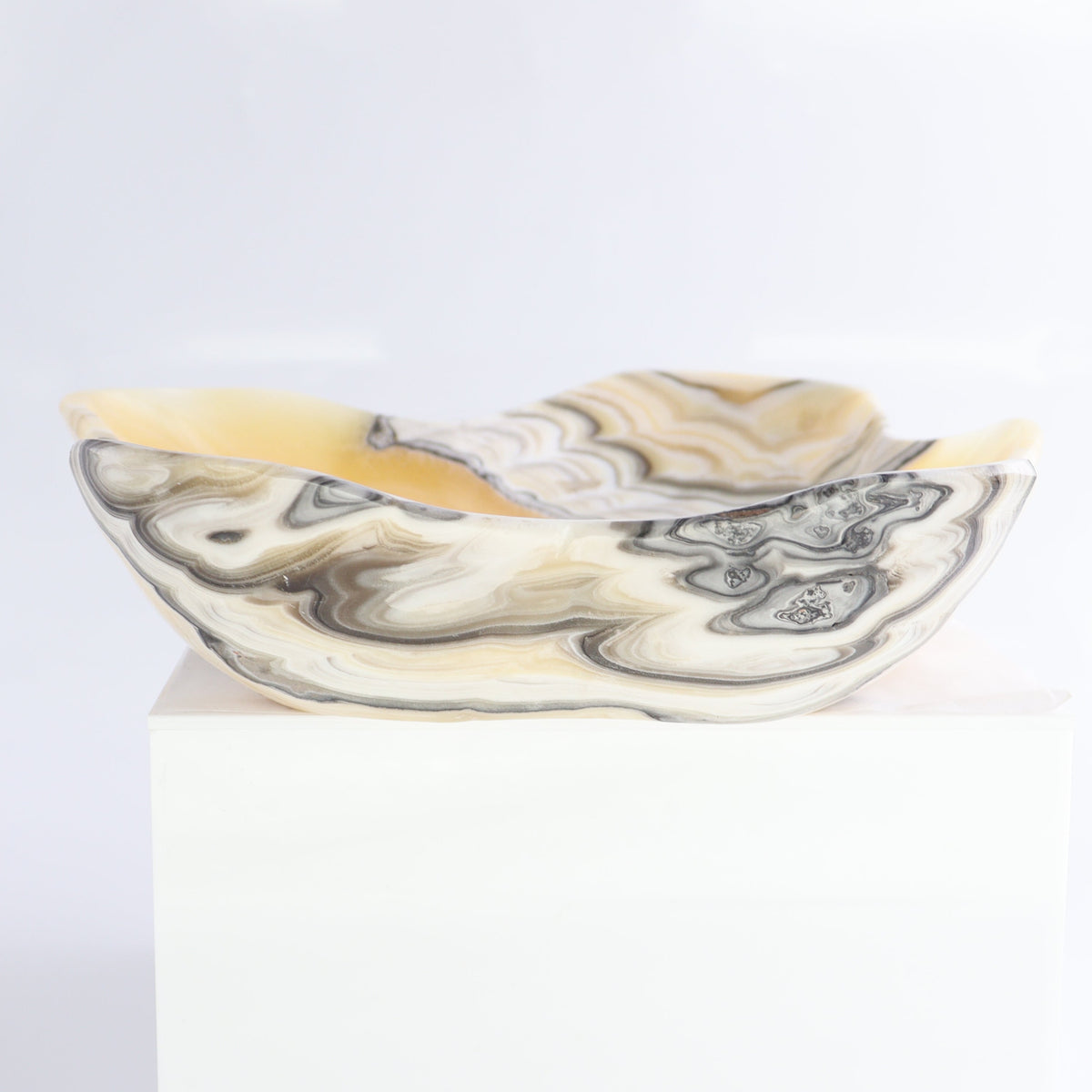 Zebra Onyx Bowl | Mi Esperanza Minerals | Supplier of Crystals and Onyx