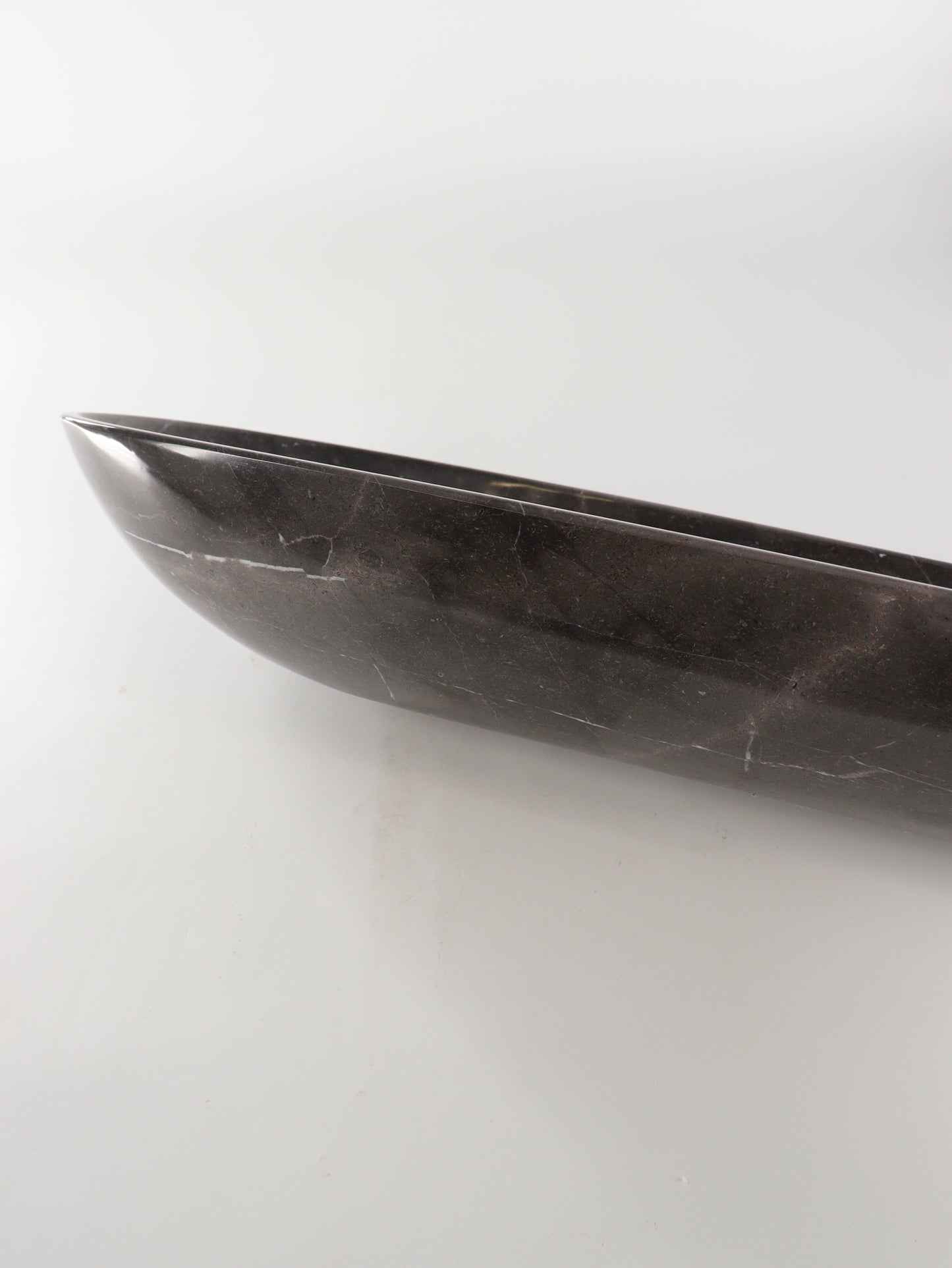 Marble Canoe Bowl 32" | Mi Esperanza Minerals | Supplier of Crystals and Onyx