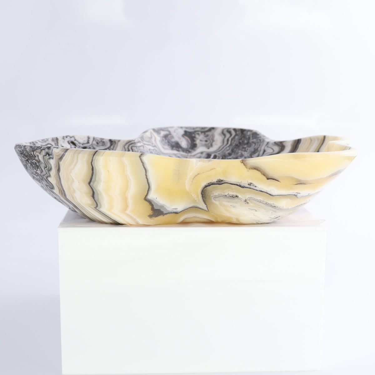 Zebra Onyx Bowl | Mi Esperanza Minerals | Supplier of Crystals and Onyx