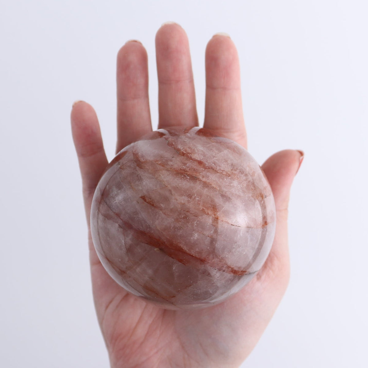 Fire Quartz Spheres Set of 4