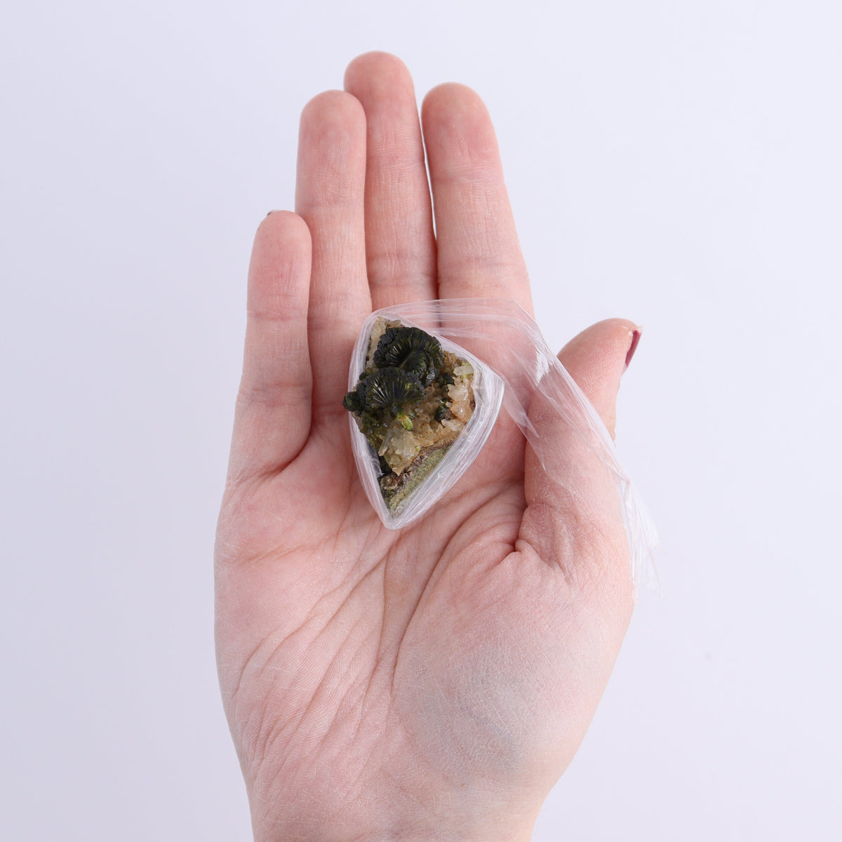 Epidote Flat from Morocco | Mi Esperanza Minerals | Supplier of Crystals and Onyx