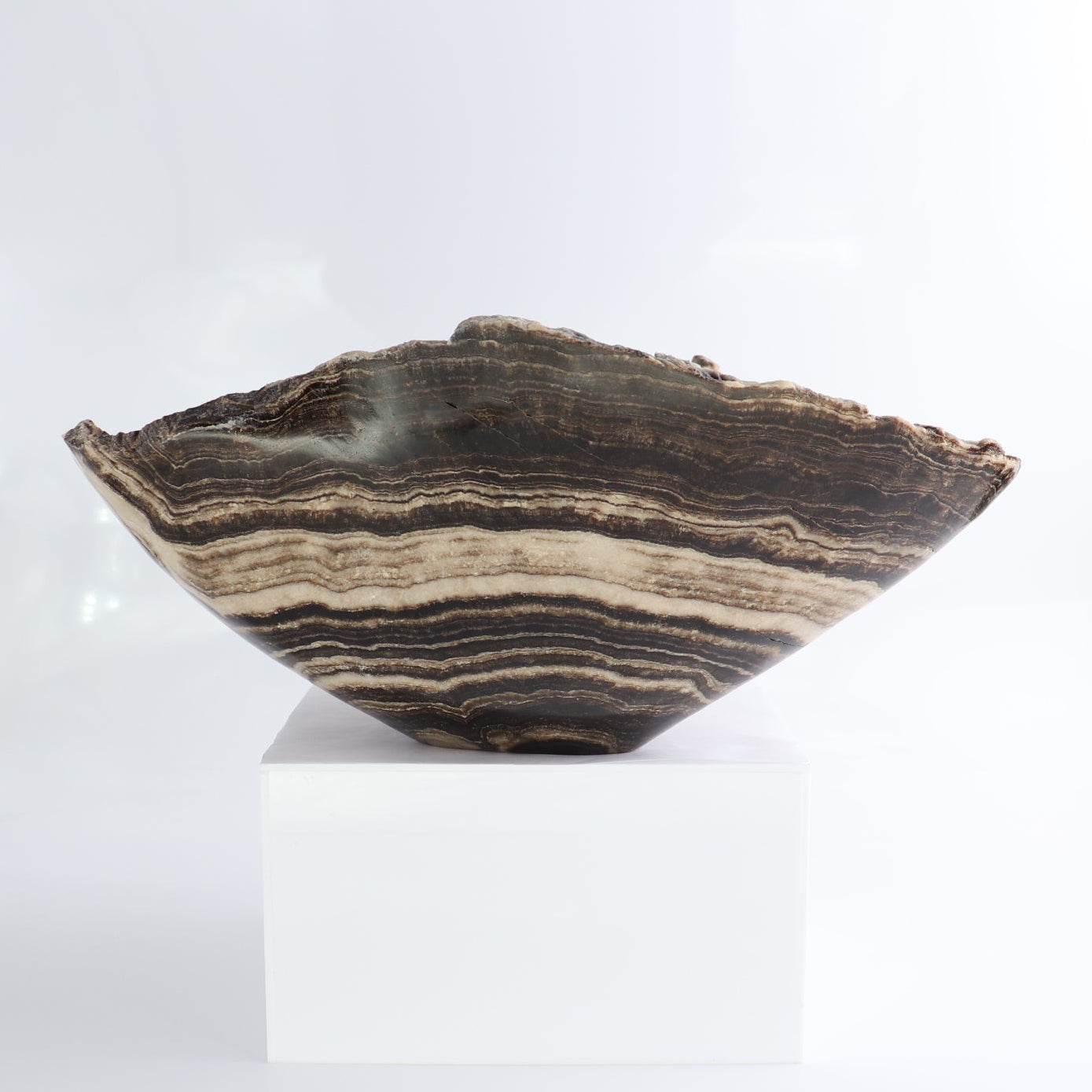 Mexican Onyx/Calcite Bowl 12"