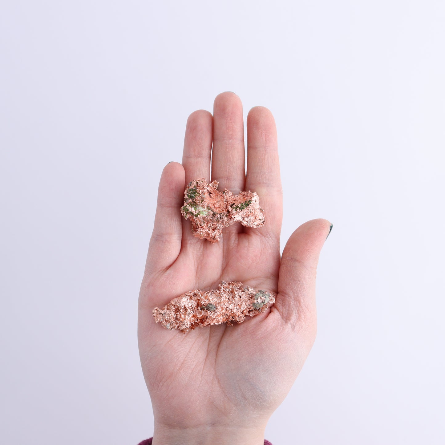 Native Copper Flat of 35 | Mi Esperanza Minerals | Supplier of Crystals and Onyx
