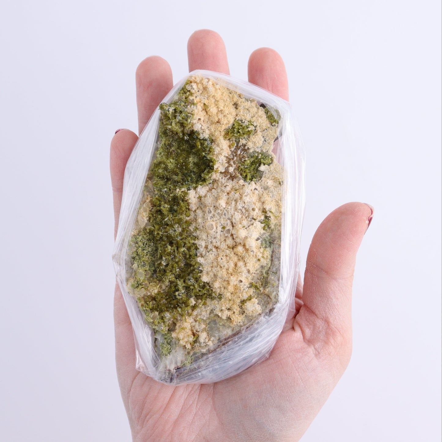 Epidote Flat from Morocco | Mi Esperanza Minerals | Supplier of Crystals and Onyx