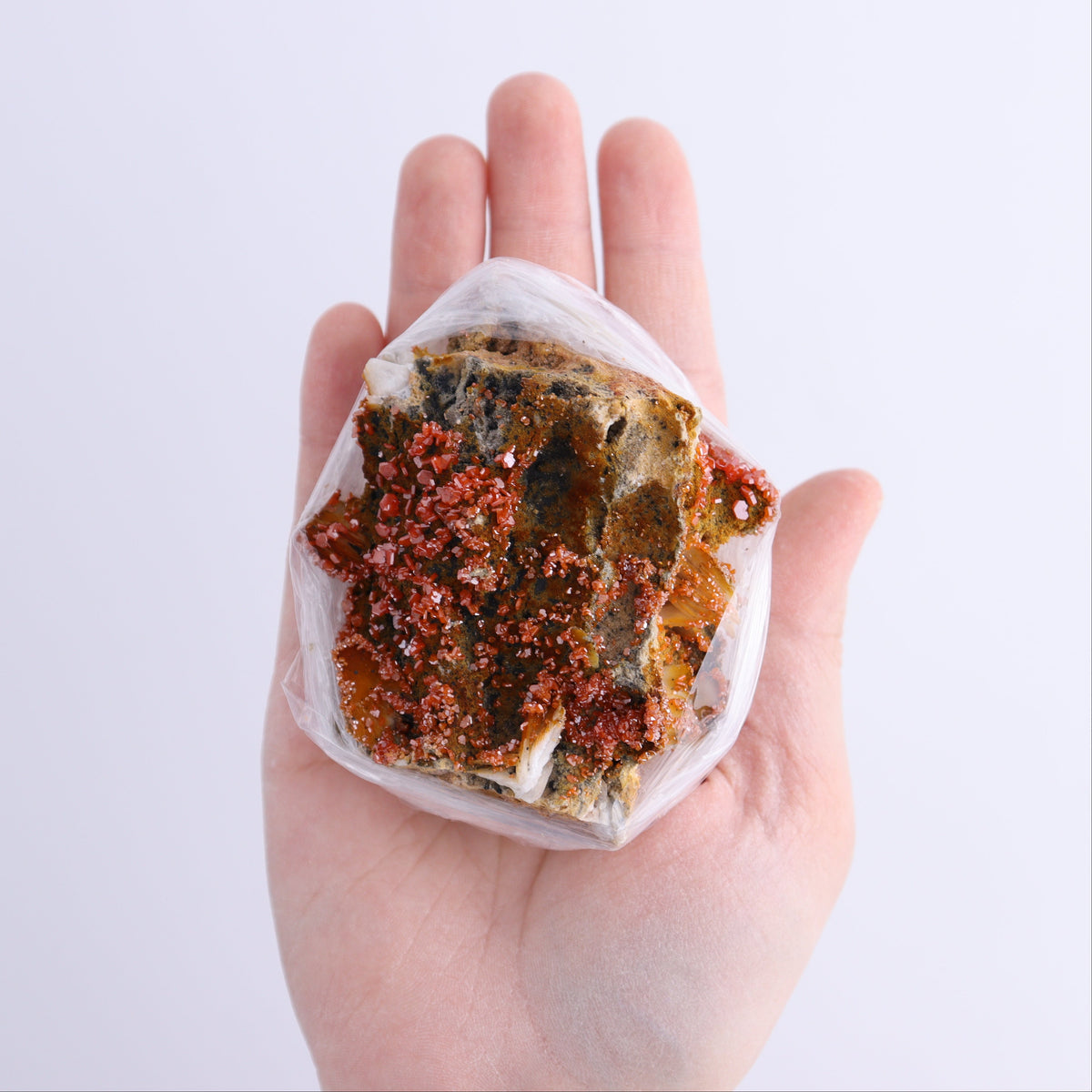 Vanadinite Flat from Morocco | Mi Esperanza Minerals | Supplier of Crystals and Onyx
