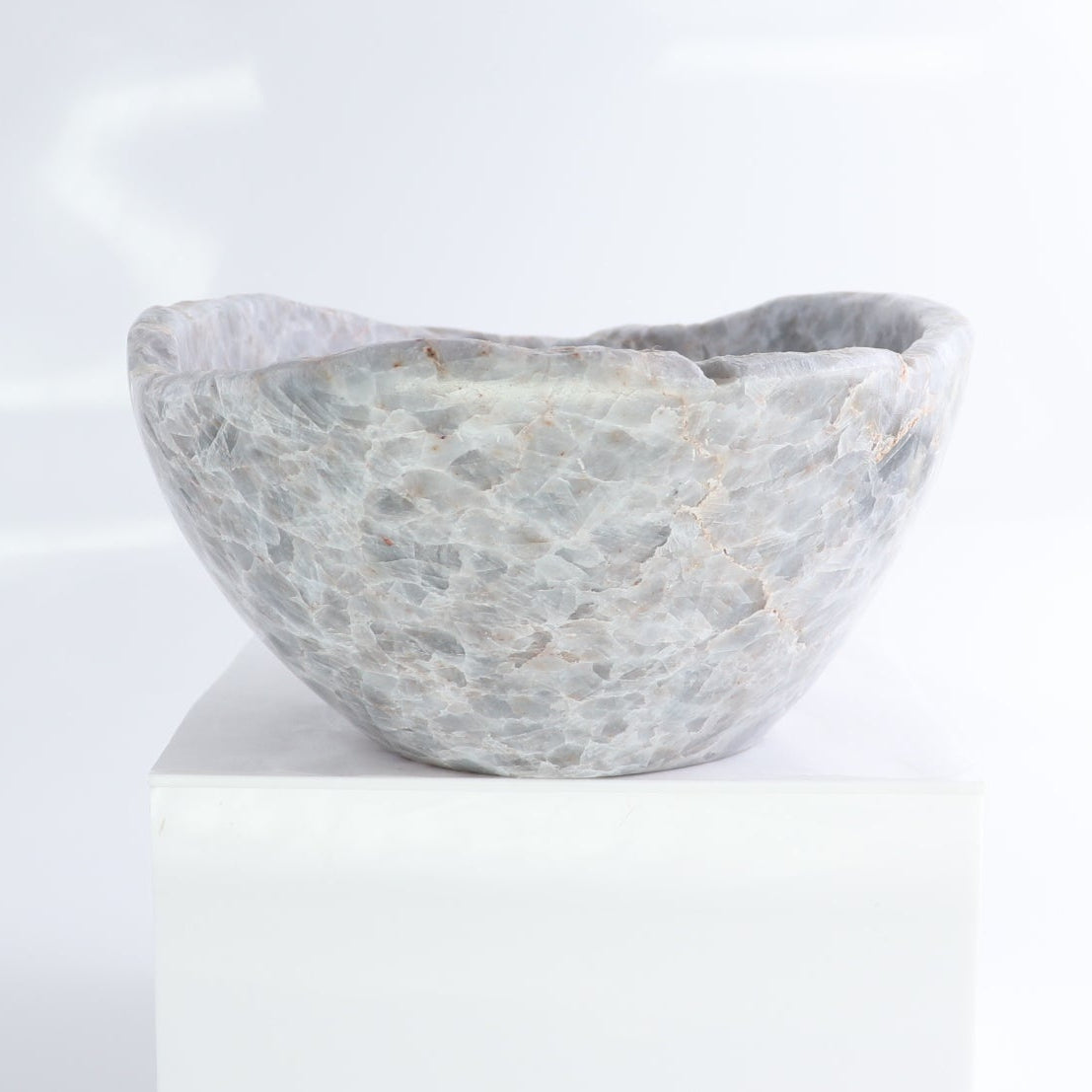 Blue Calcite Bowl 10"