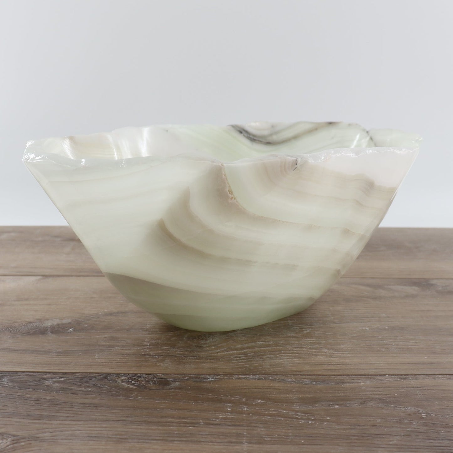 Mexican Onyx/Calcite Bowl 15"