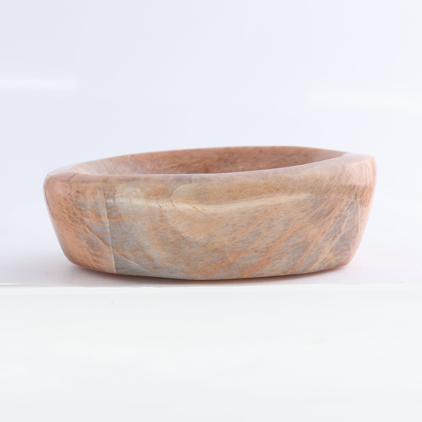 Peach Moonstone Bowl Set of 4 | Mi Esperanza Minerals | Supplier of Crystals and Onyx