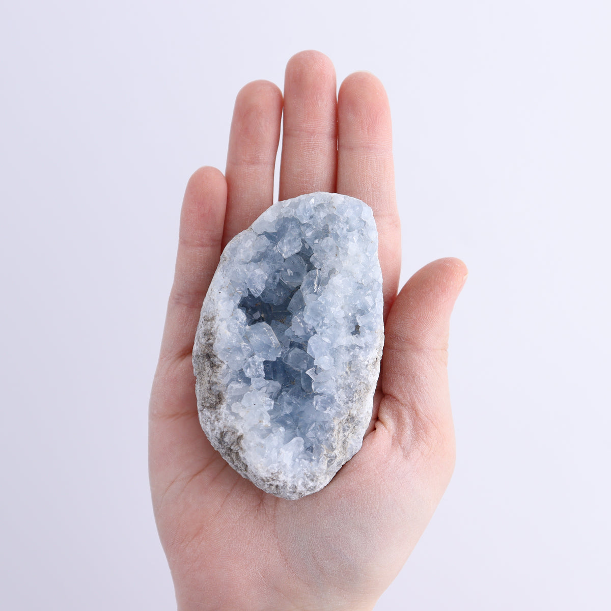 Celestite Clusters Set of 9 | Mi Esperanza Minerals | Supplier of Crystals and Onyx