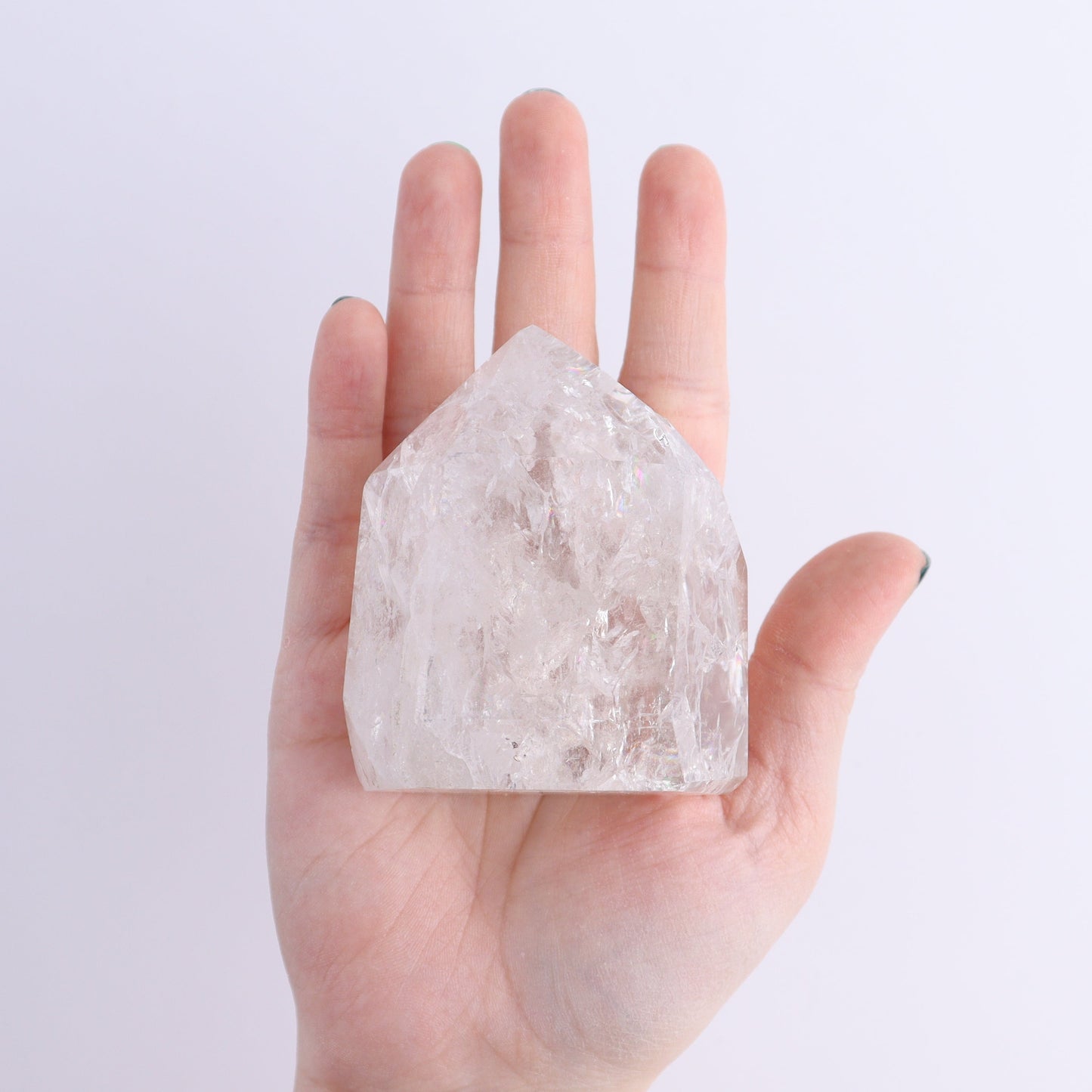 Crackled Quartz Towers Set of 2 | Mi Esperanza Minerals | Supplier of Crystals and Onyx