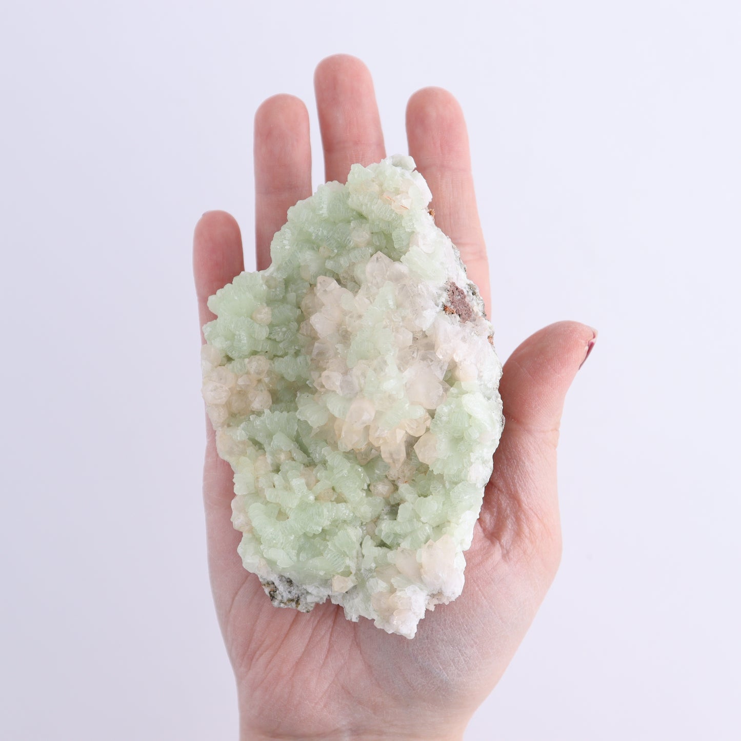 Prehnite Flat from Morocco | Mi Esperanza Minerals | Supplier of Crystals and Onyx