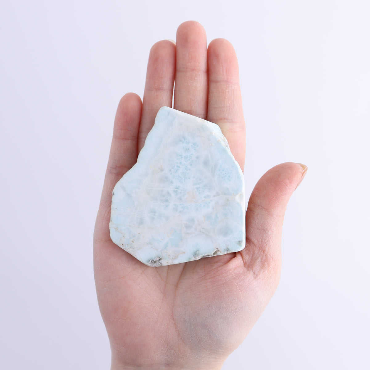 Larimar Slices Set of 4 | Mi Esperanza Minerals | Supplier of Crystals and Onyx