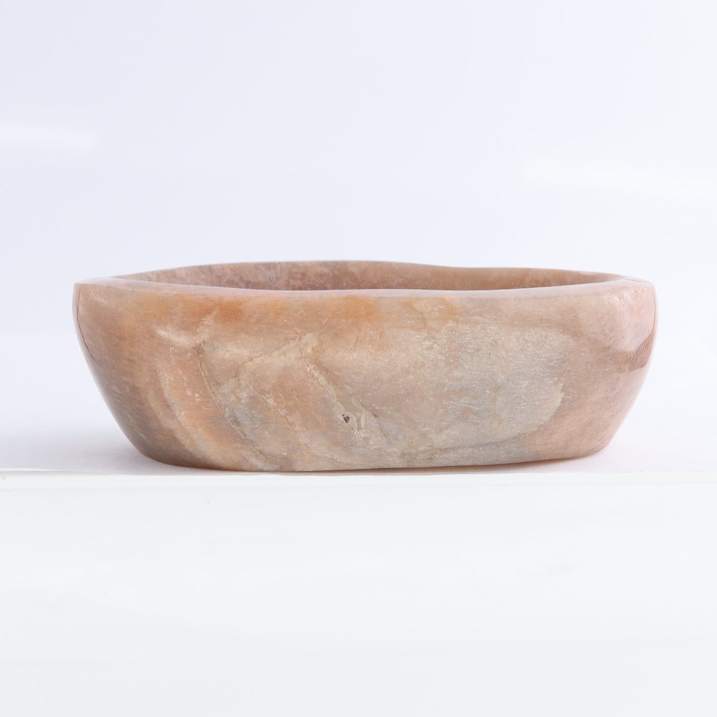 Peach Moonstone Bowl Set of 4 | Mi Esperanza Minerals | Supplier of Crystals and Onyx