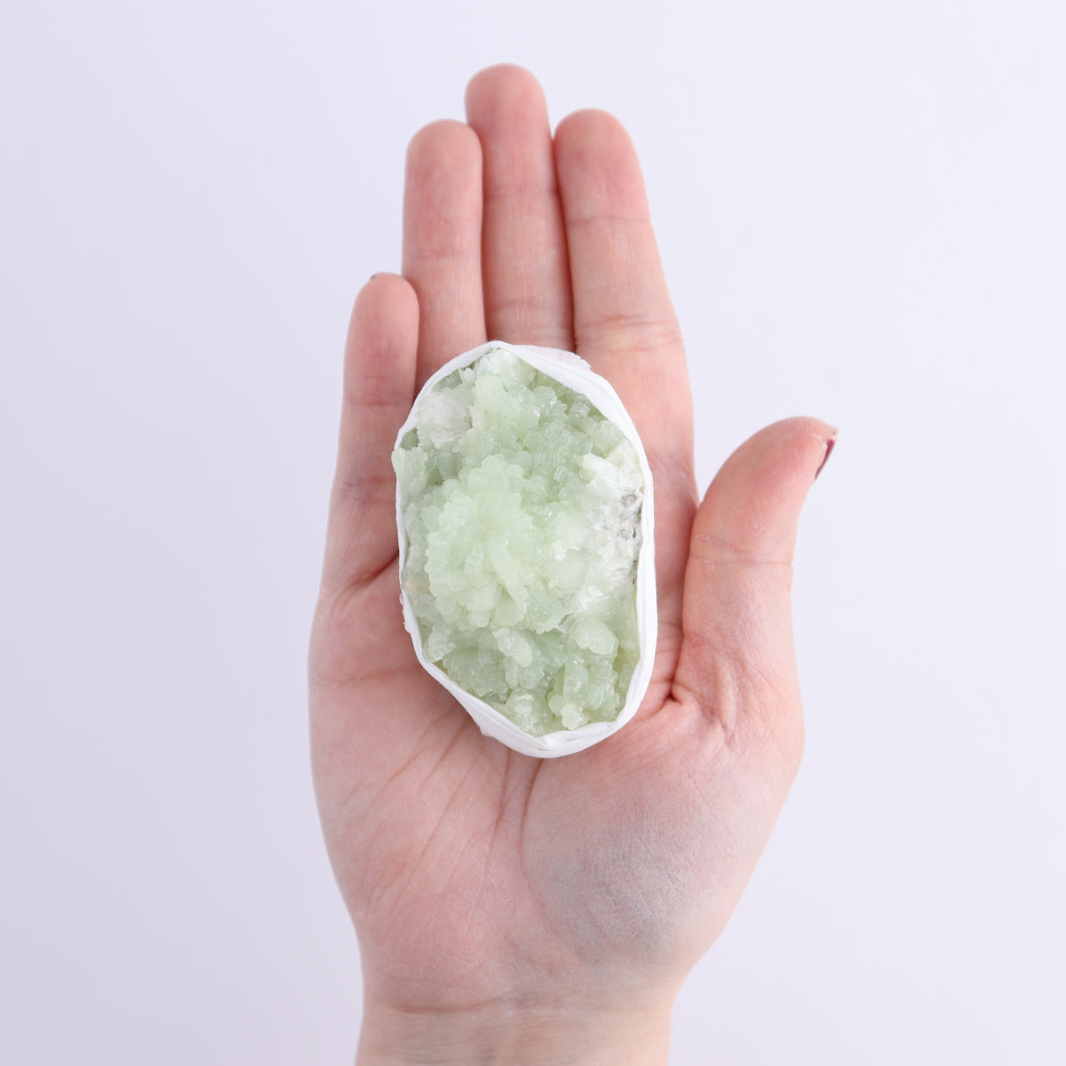 Prehnite Flat from Morocco | Mi Esperanza Minerals | Supplier of Crystals and Onyx