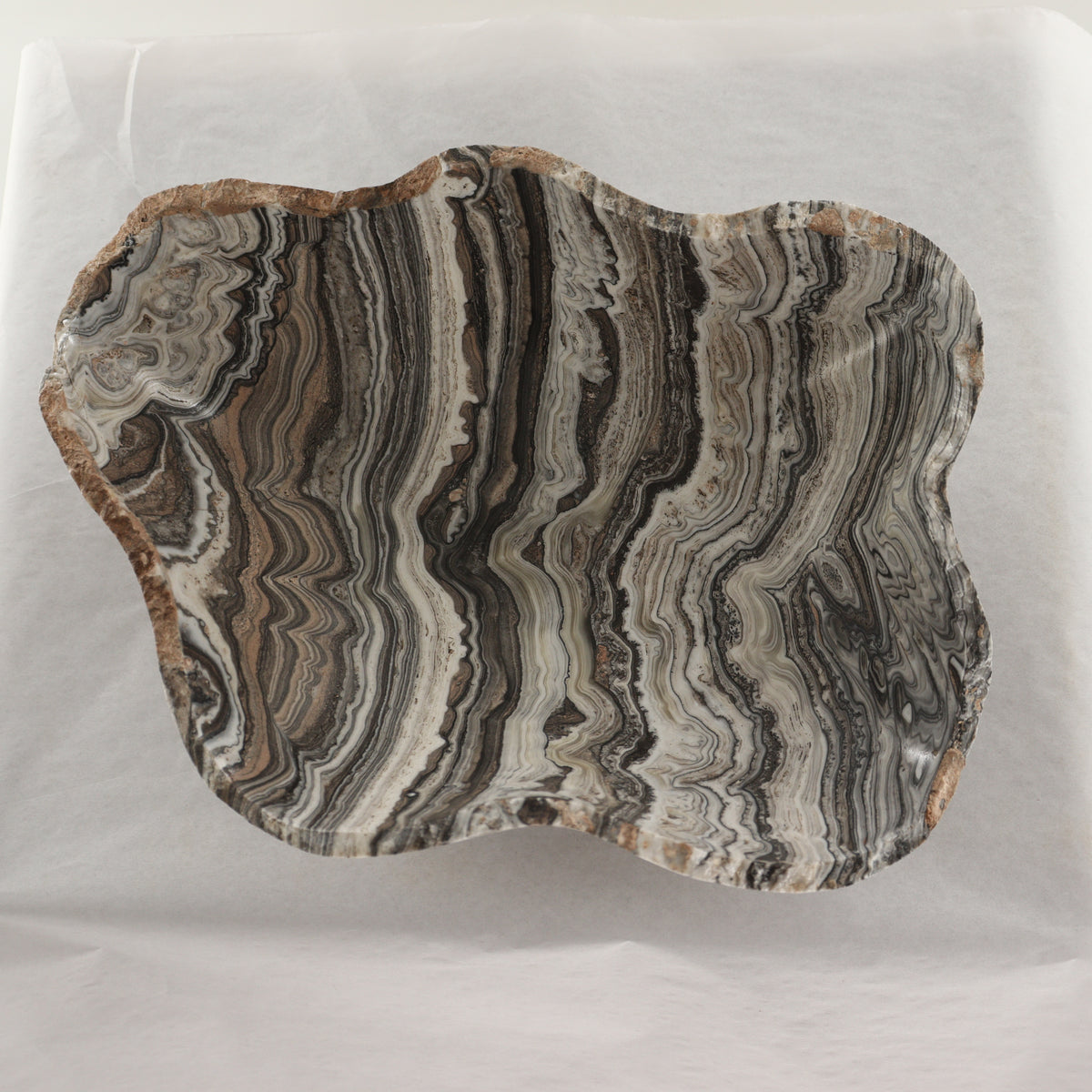Zebra Onyx Bowl | Mi Esperanza Minerals | Supplier of Crystals and Onyx
