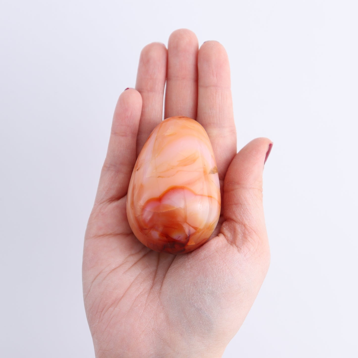 Carnelian Eggs Set of 12 | Mi Esperanza Minerals | Supplier of Crystals and Onyx