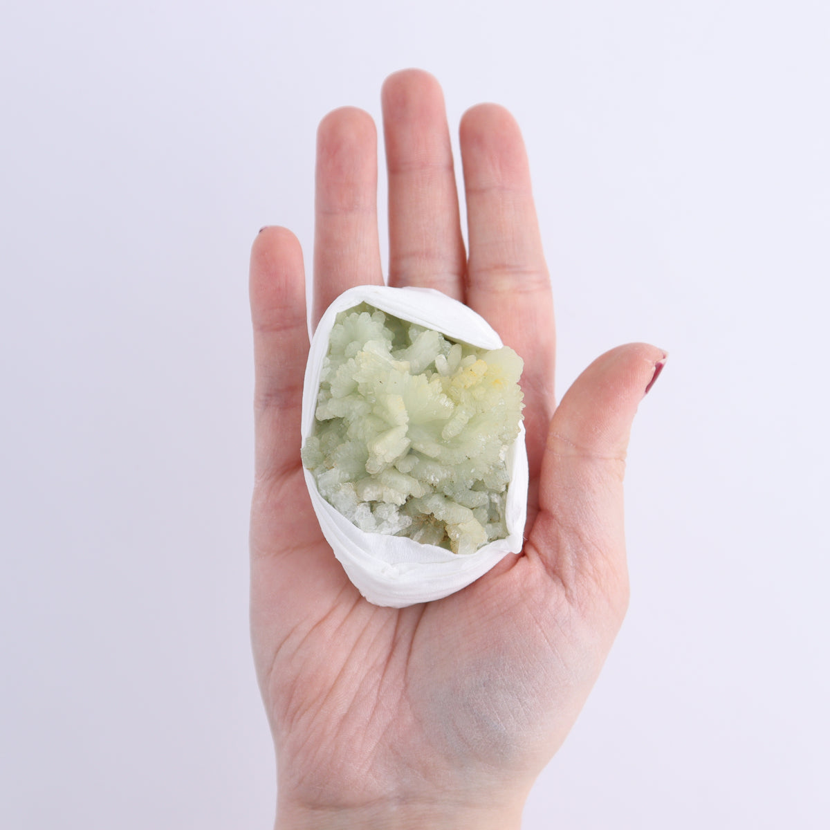 Prehnite Flat from Morocco | Mi Esperanza Minerals | Supplier of Crystals and Onyx