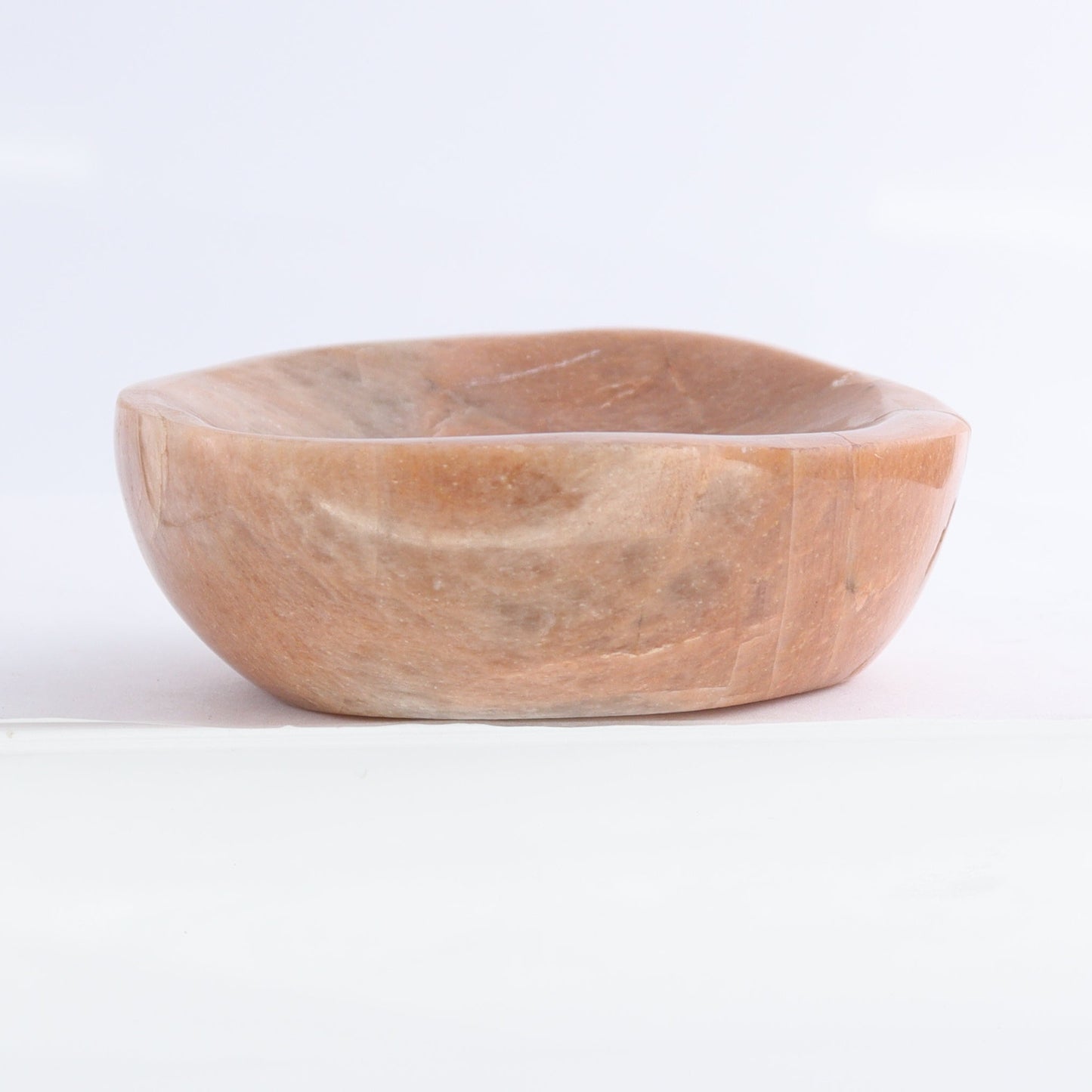 Peach Moonstone Bowl Set of 4 | Mi Esperanza Minerals | Supplier of Crystals and Onyx