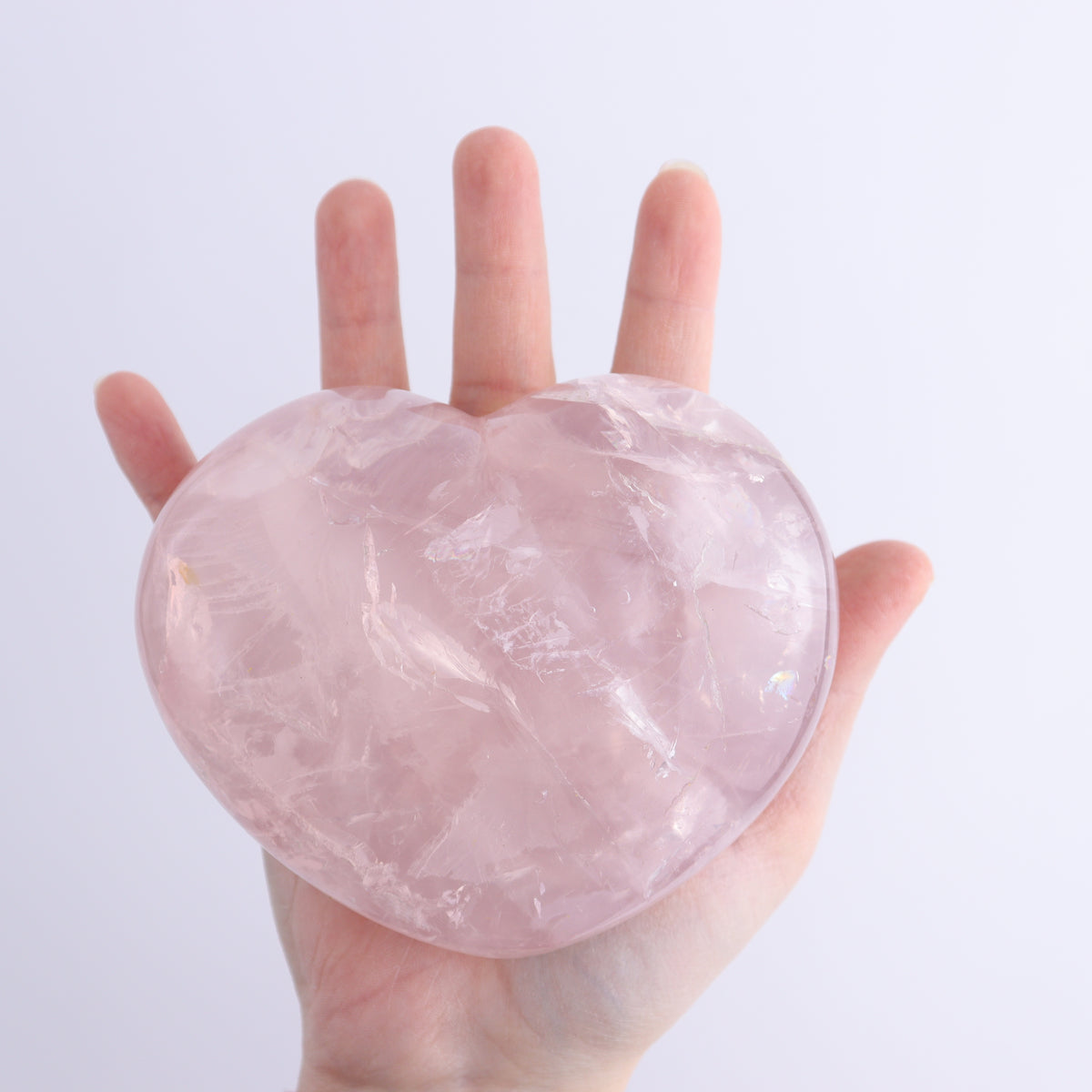 Rose Quartz Hearts Set of 3 | Mi Esperanza Minerals | Supplier of Crystals and Onyx