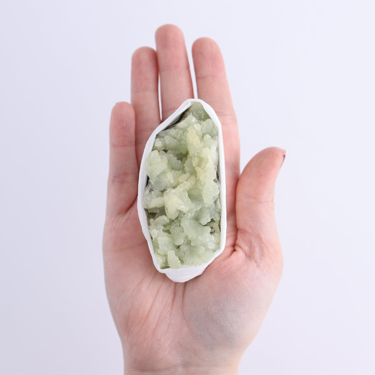 Prehnite Flat from Morocco | Mi Esperanza Minerals | Supplier of Crystals and Onyx