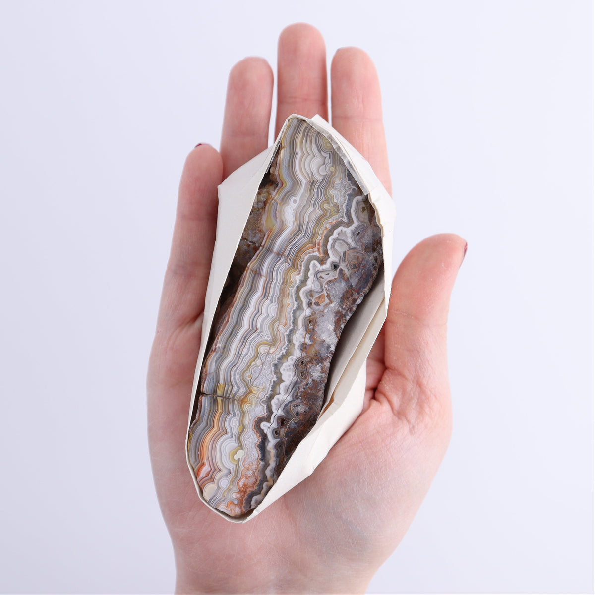 Crazy Lace Agate Flat of 11 | Mi Esperanza Minerals | Supplier of Crystals and Onyx