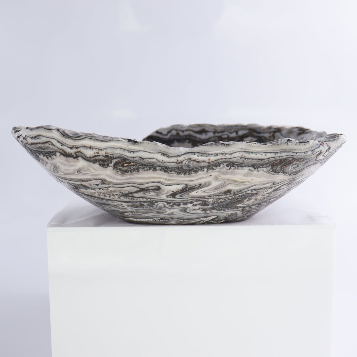 Zebra Onyx Bowl Set of 3 | Mi Esperanza Minerals | Supplier of Crystals and Onyx