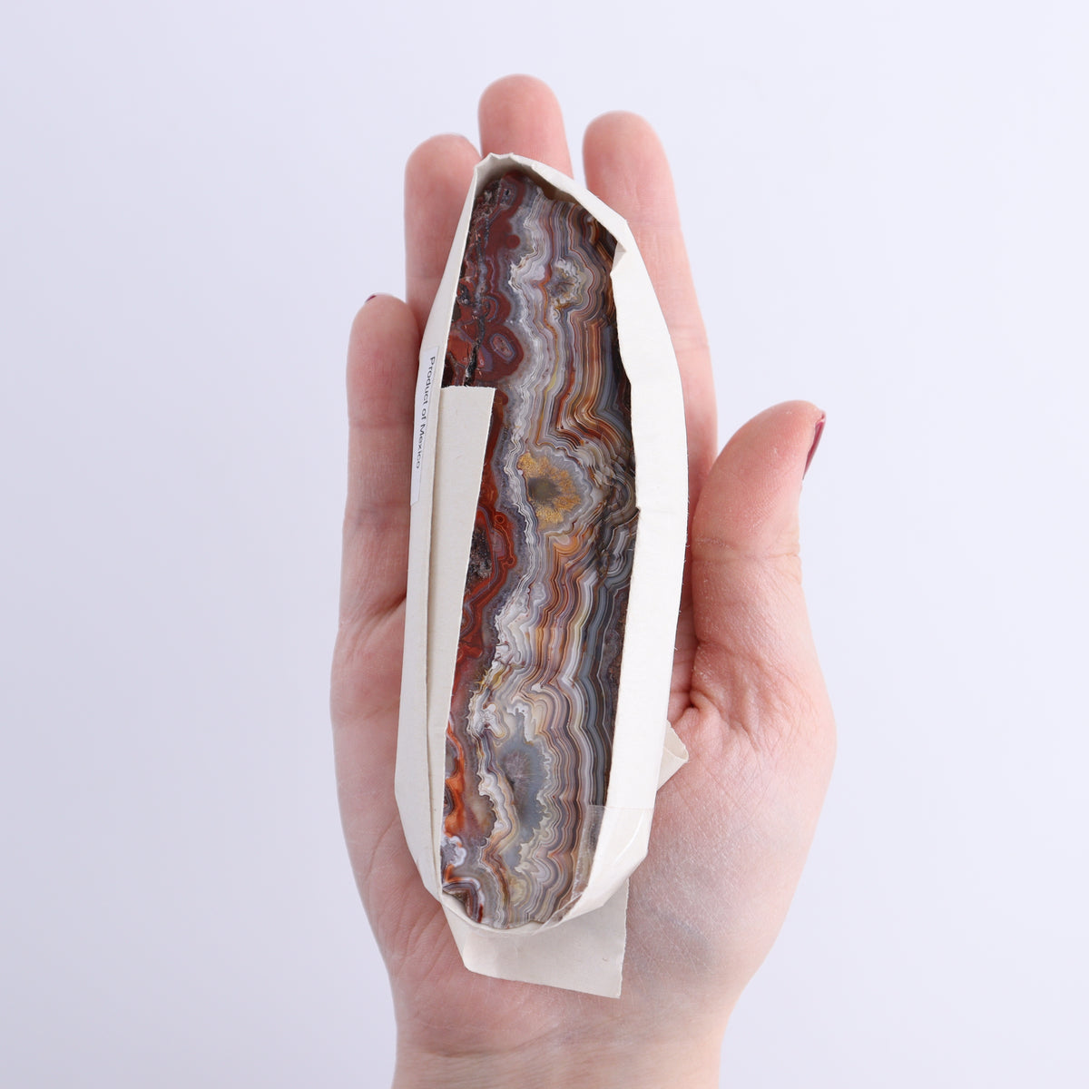 Crazy Lace Agate Flat of 13 | Mi Esperanza Minerals | Supplier of Crystals and Onyx