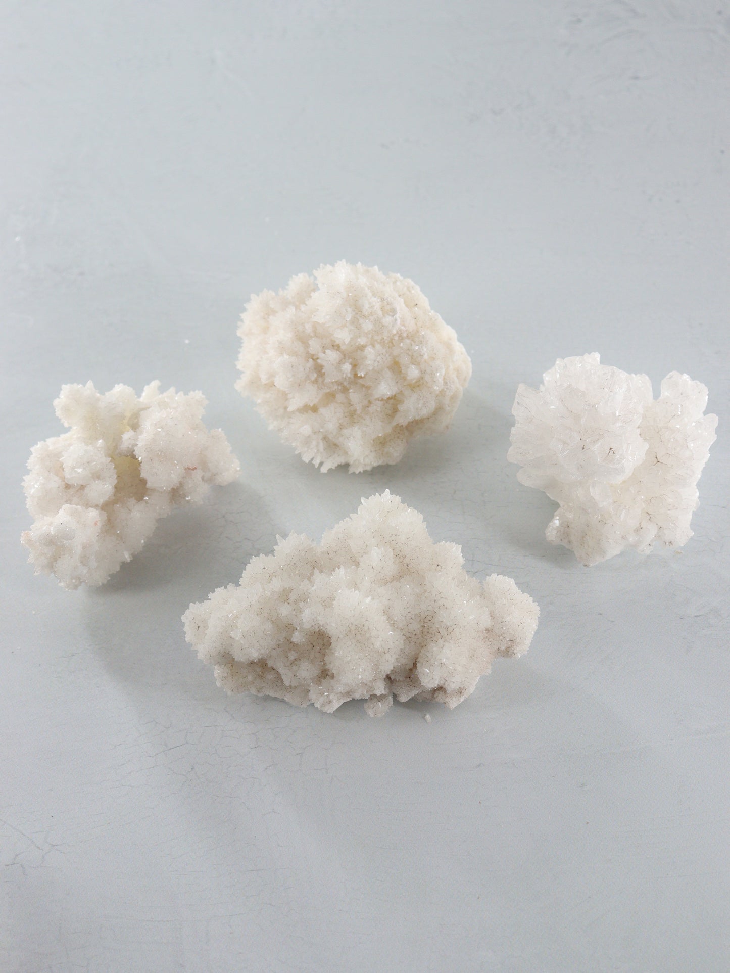 Aragonite Clusters Set of 8 - Expert Supplier of Wholesale Crystals & Bulk Gemstones