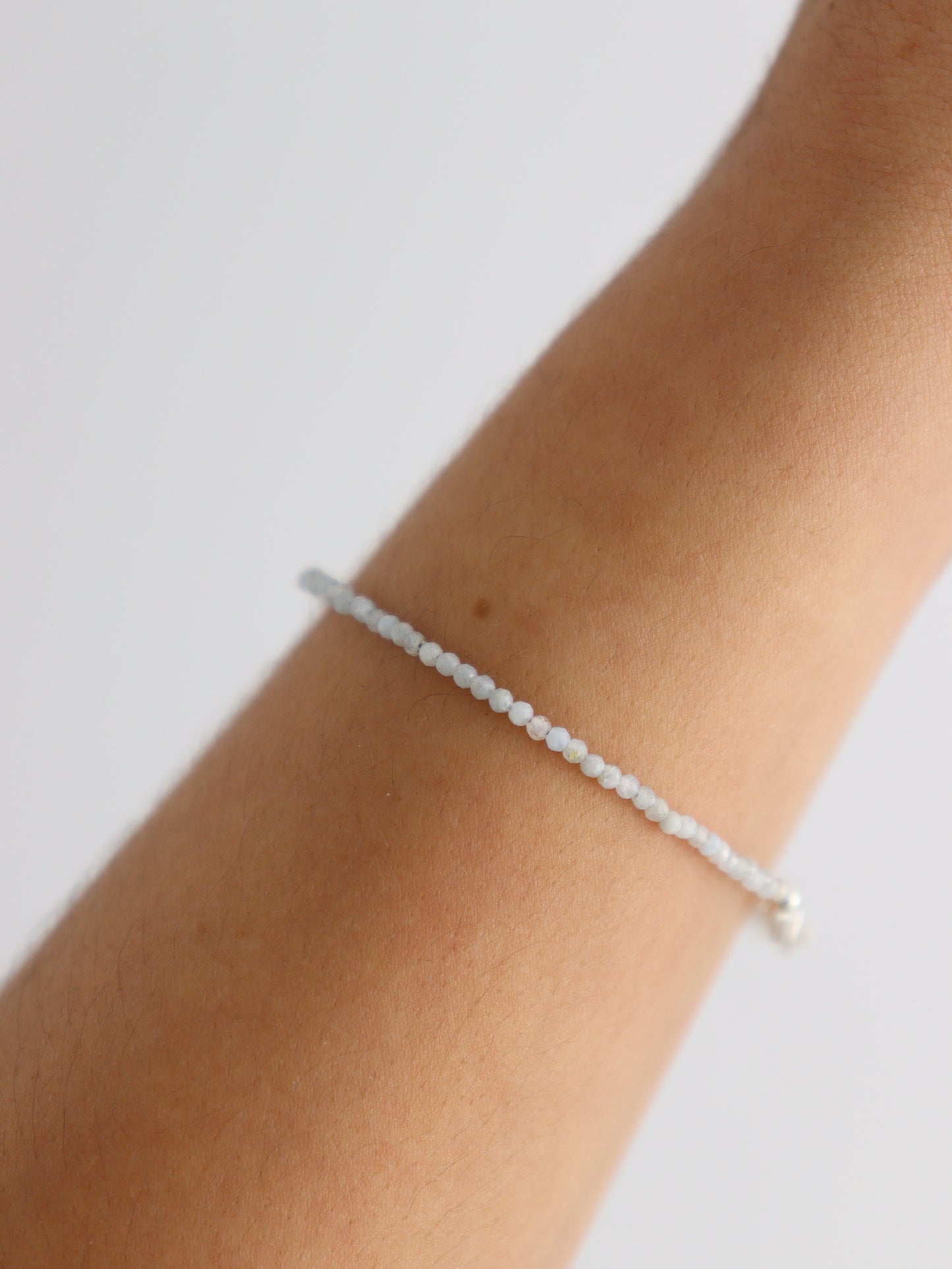 Sterling Silver Aquamarine Adjustable Bracelets - Expert Supplier of Wholesale Crystals & Bulk Gemstones
