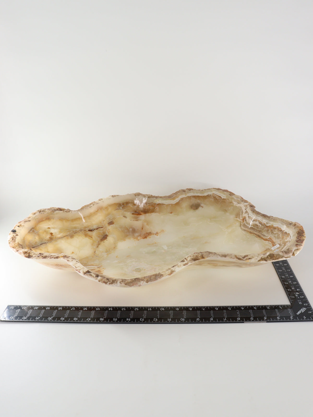 Mexican Onyx/Calcite Bowl 27’’ - wholesale crystals