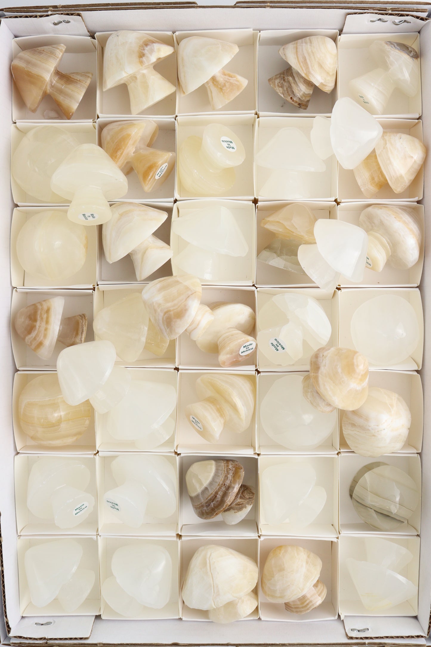 Imperfect Onyx Mushroom Flat - Expert Supplier of Wholesale Crystals & Bulk Gemstones