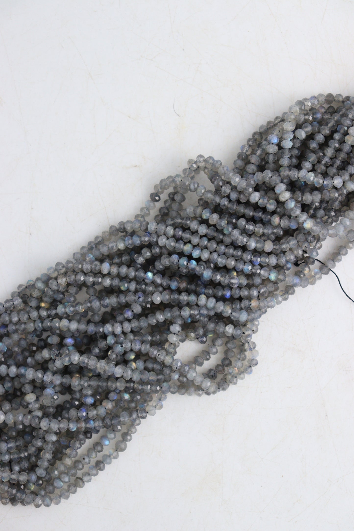 Labradorite 4x6 mm Faceted Beads | Mi Esperanza Minerals | Supplier of Crystals and Onyx