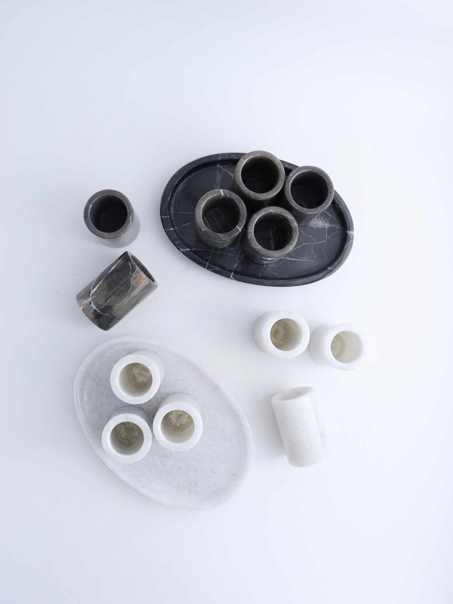 Marble Shot Glass Sets | Mi Esperanza Minerals | Supplier of Crystals and Onyx