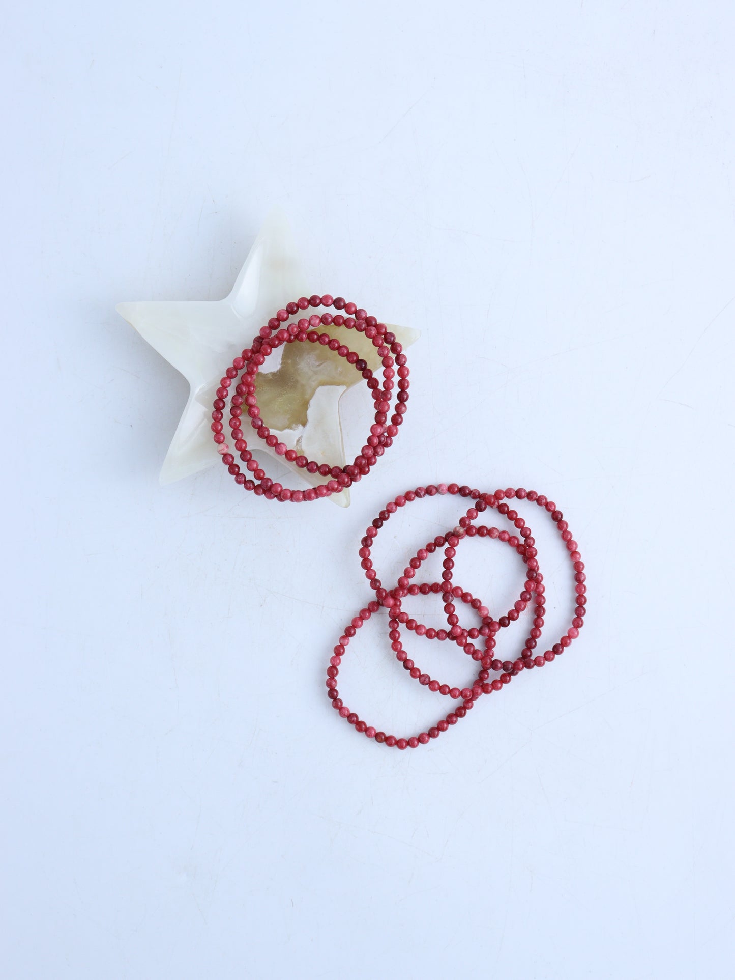 *One* Thulite Bracelet | Mi Esperanza Minerals | Supplier of Crystals and Onyx