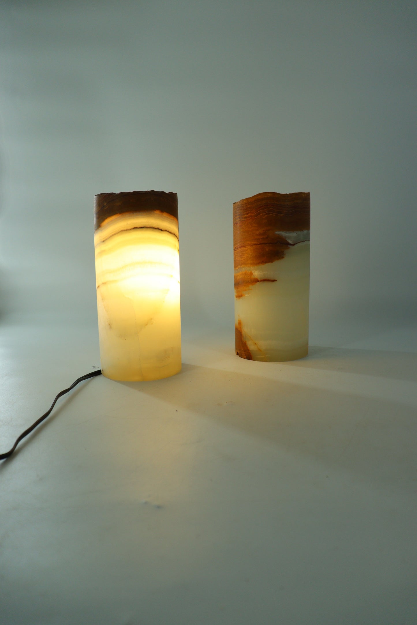 Onyx Lamp Set of 2 - Expert Supplier of Wholesale Crystals & Bulk Gemstones