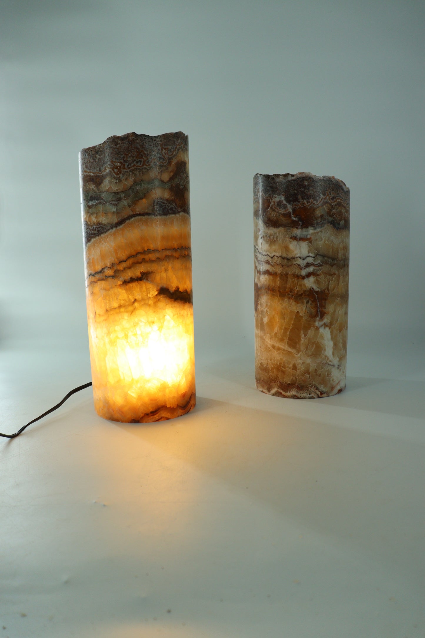Onyx Lamp Set of 2 - Expert Supplier of Wholesale Crystals & Bulk Gemstones