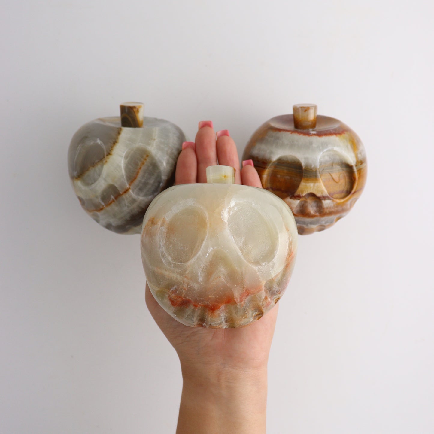 *Halloween* Onyx Poison Apple | Mi Esperanza Minerals | Supplier of Crystals and Onyx