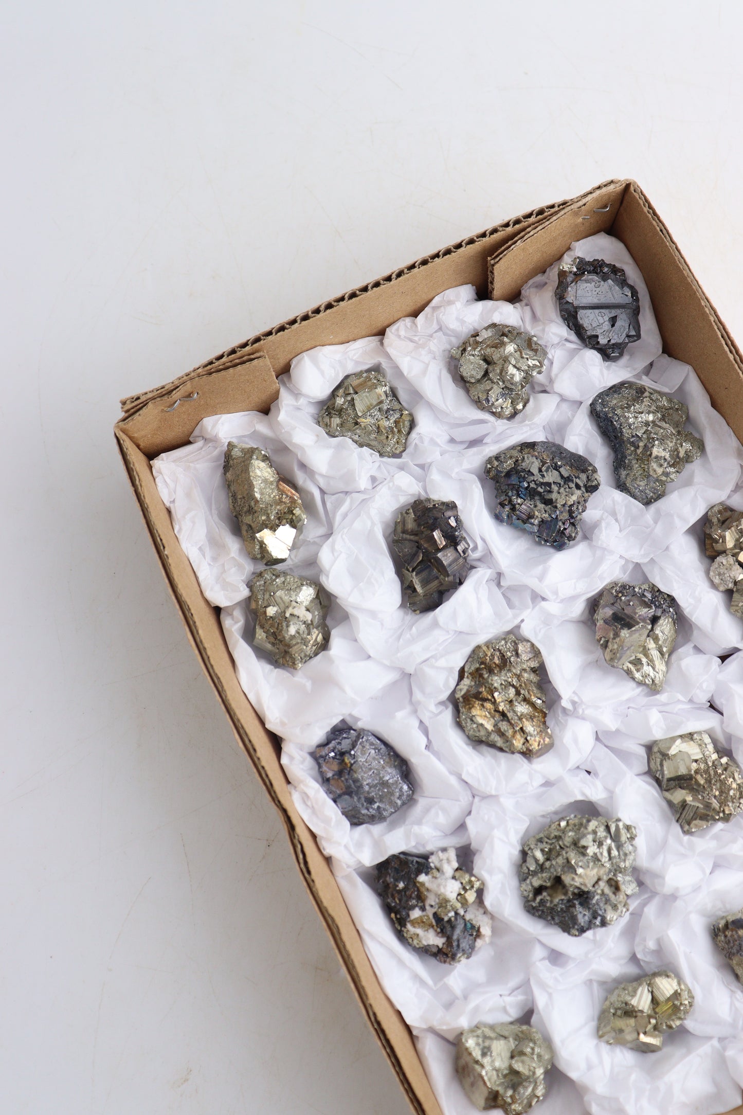 Pyrite with Galena Cluster Flat - Expert Supplier of Wholesale Crystals & Bulk Gemstones