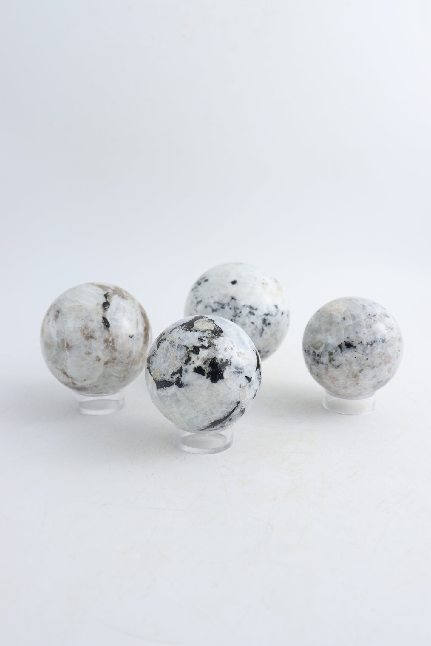 Rainbow Moonstone Spheres - Expert Supplier of Wholesale Crystals & Bulk Gemstones