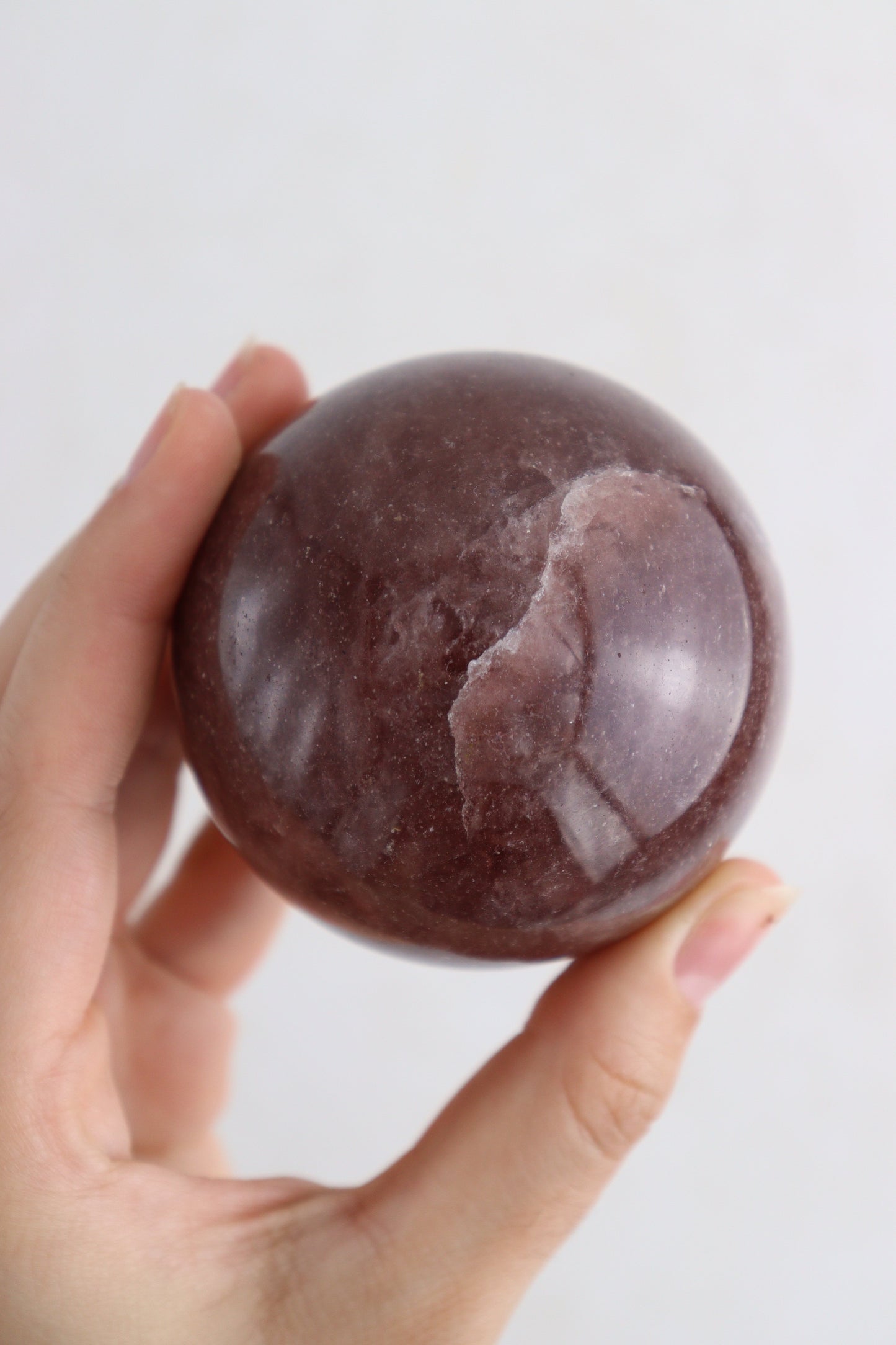 Strawberry Quartz Spheres Set of 4 - Expert Supplier of Wholesale Crystals & Bulk Gemstones